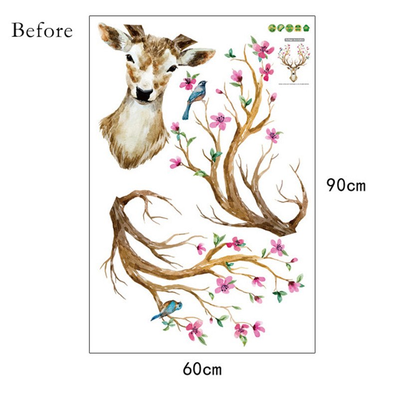 Sika Deer DIY Wall Stickers