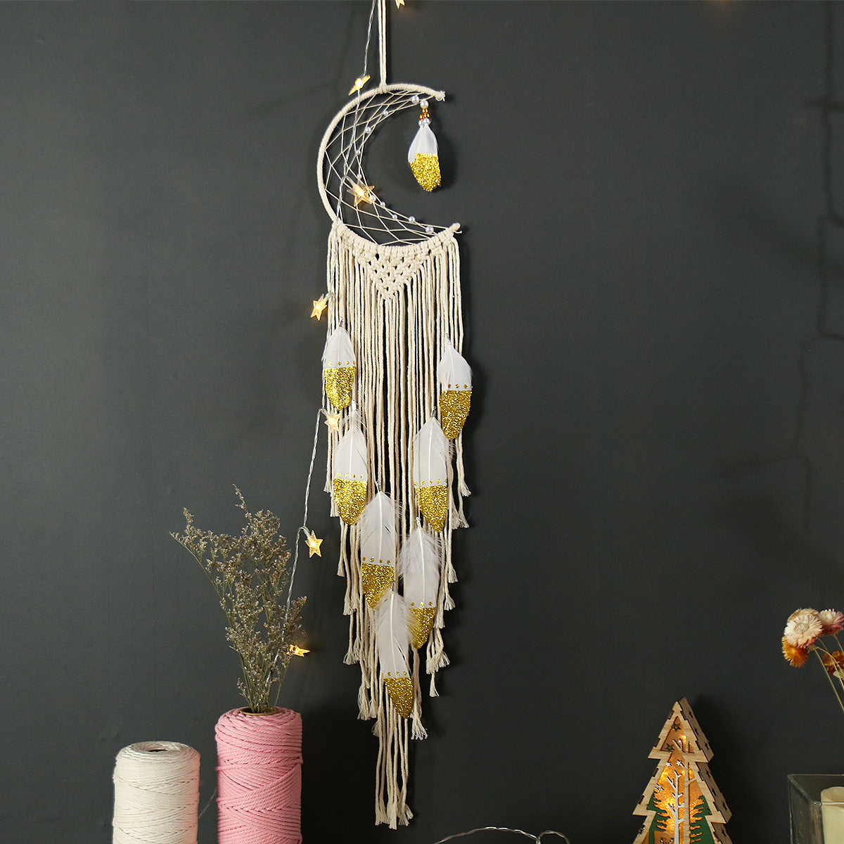 Crescent Dream Catcher